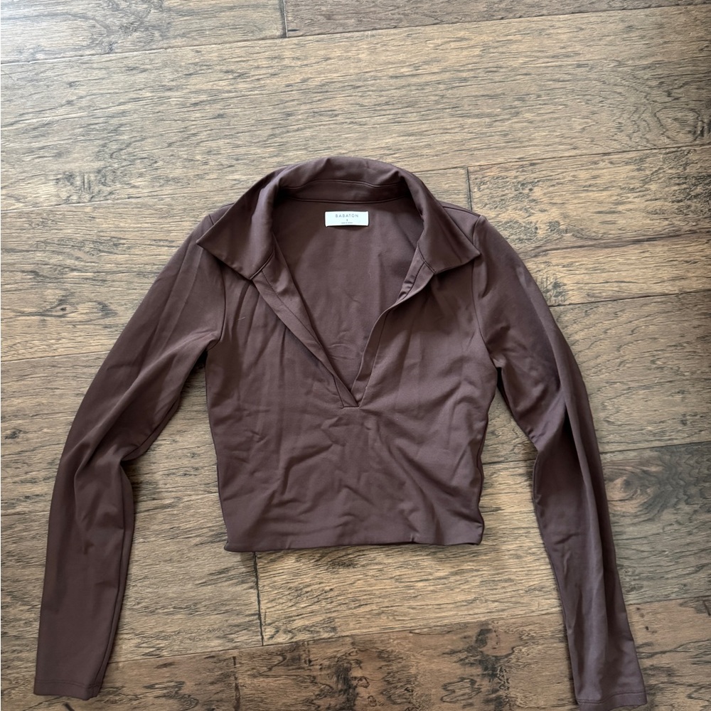 Artizia Babaton long sleeve crop